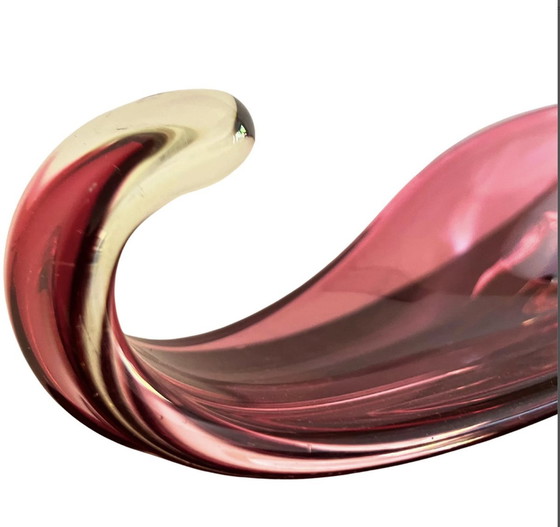 Image 1 of Mid-Century Murano Glass Red Vase, 1960