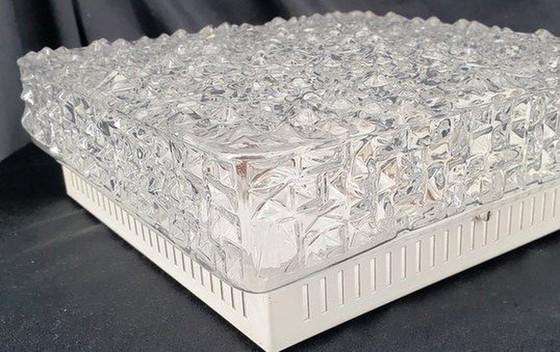 Image 1 of 11866 Vintage Glass Ceiling Lamp, Ceiling Lamp