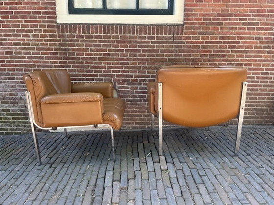 Image 1 of 2x Girsberger Eurochairs, Hans Eichenberger