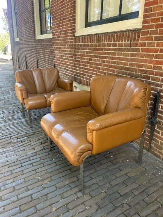 Image 1 of 2x Girsberger Eurochairs, Hans Eichenberger