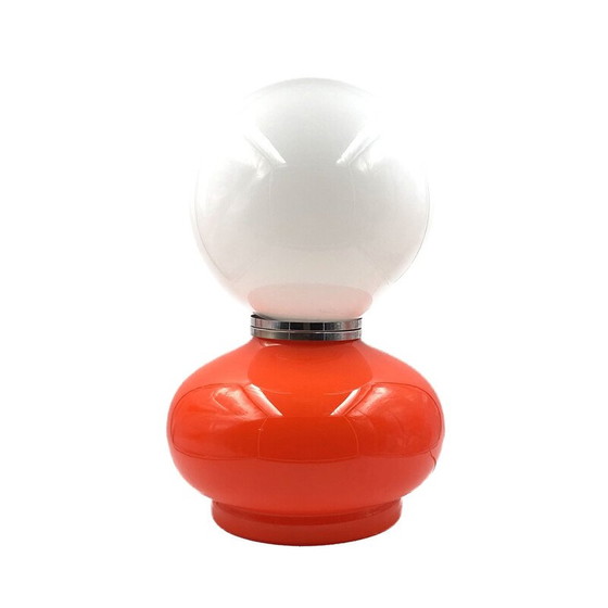 Image 1 of Lampada da tavolo in vetro vintage in stile spaziale, Massive Belgium 1970