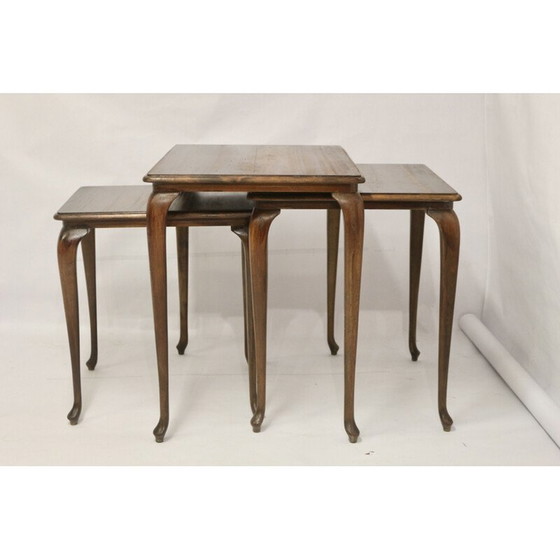 Image 1 of Tavolini vintage in legno di ciliegio, 1970