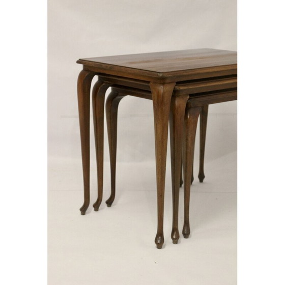 Image 1 of Tavolini vintage in legno di ciliegio, 1970