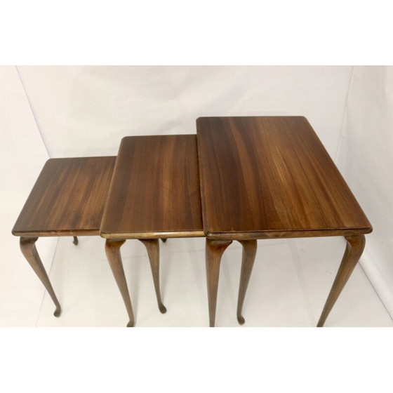 Image 1 of Tavolini vintage in legno di ciliegio, 1970