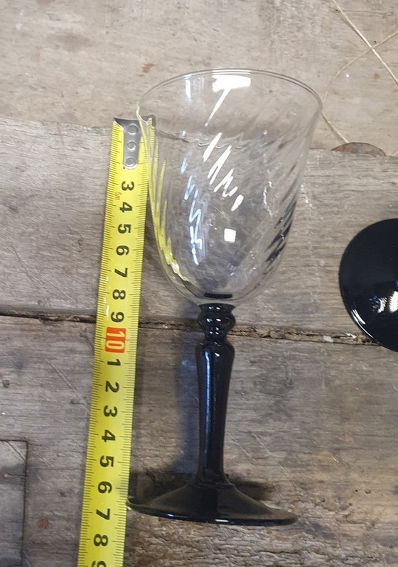 Image 1 of 2104 Vintage Luminarc Wine Glasses