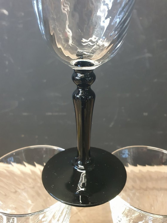Image 1 of 2104 Vintage Luminarc Wine Glasses