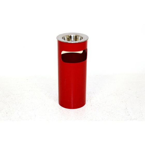 Image 1 of Vintage metal wastebasket by husqvarna, 1970