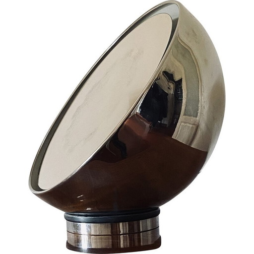 Vintage mirror spherical table Lamp, Italy 1970s