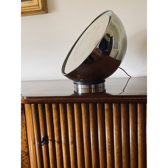 Image 1 of Vintage mirror spherical table Lamp, Italy 1970s