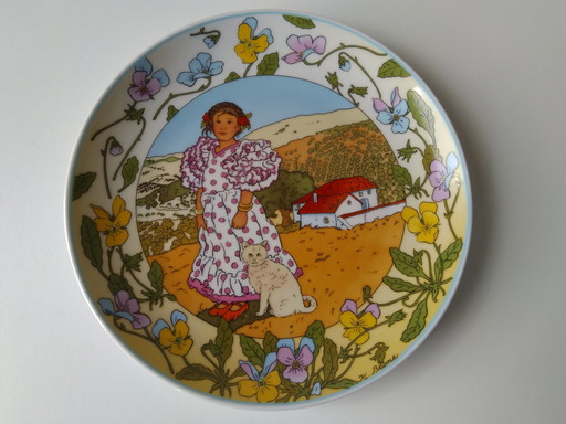 Villeroy & Boch wandbord Enfants du monde No 7