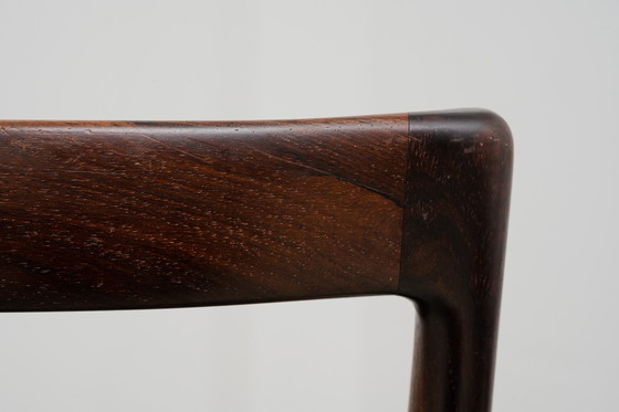 Image 1 of 6x dining chairs by Helge Vestergaard Jensen, manufactured by Peder Pedersen