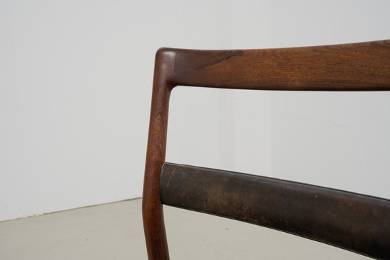 Image 1 of 6x dining chairs by Helge Vestergaard Jensen, manufactured by Peder Pedersen