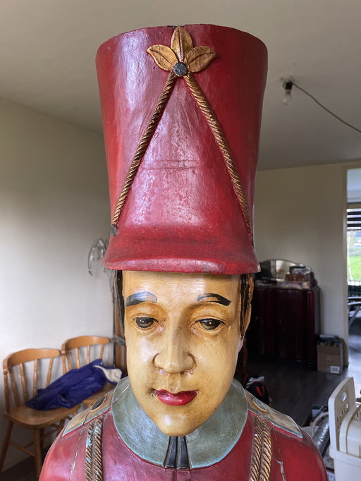 Wooden Statue Butler