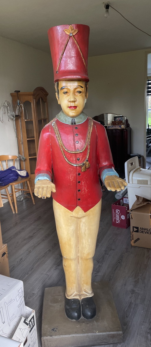 Wooden Statue Butler