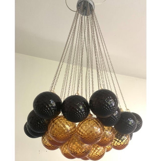 Image 1 of Murano Glass Sputnik Chandelier Mazzega Style