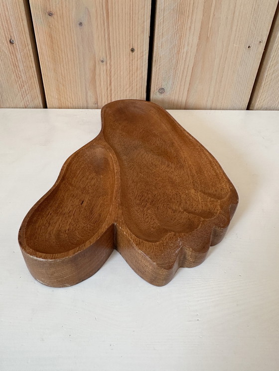 Image 1 of 70s wooden bowl base