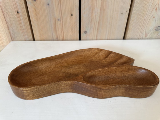 Image 1 of 70s wooden bowl base