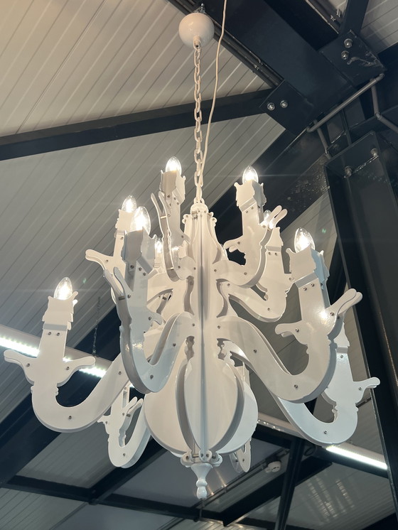 Image 1 of Brand van Egmond Nightwatch Chandelier white