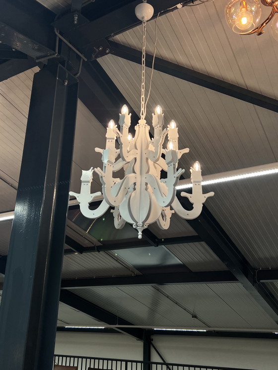 Image 1 of Brand van Egmond Nightwatch Chandelier white