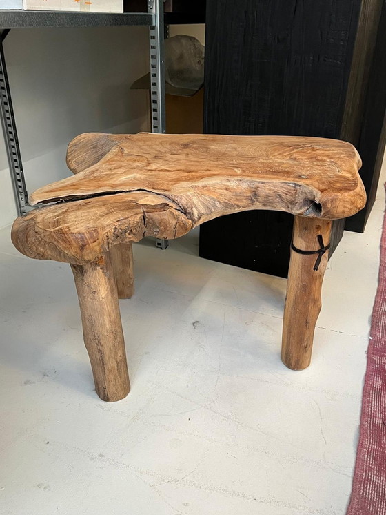 Image 1 of Warehouse Breit Teak Side Table/Stool