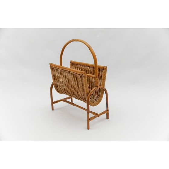 Image 1 of Portariviste vintage in rattan, Italia 1960