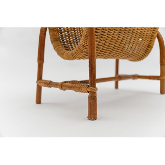 Image 1 of Portariviste vintage in rattan, Italia 1960