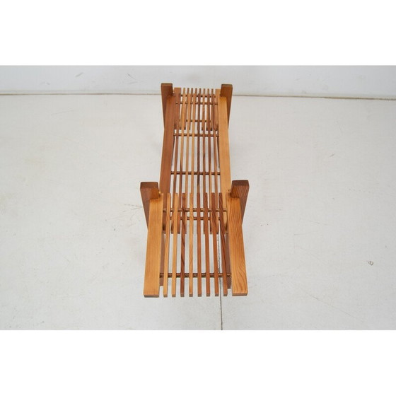 Image 1 of Vintage wooden planter, Czechoslovakia 1960s