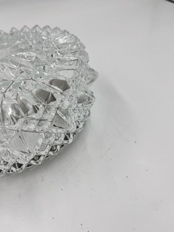 Image 1 of Relief Molded Glass Ceiling Light