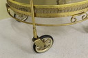 Vintage brass bar cart