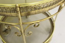 Vintage brass bar cart
