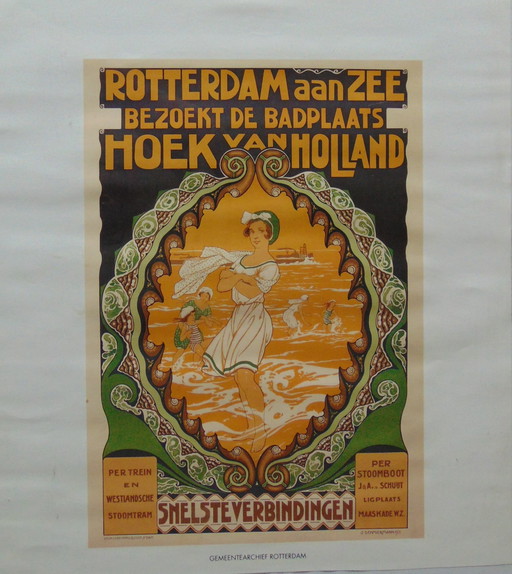 Affiche Rotterdam aan Zee Archives municipales de Rotterdam