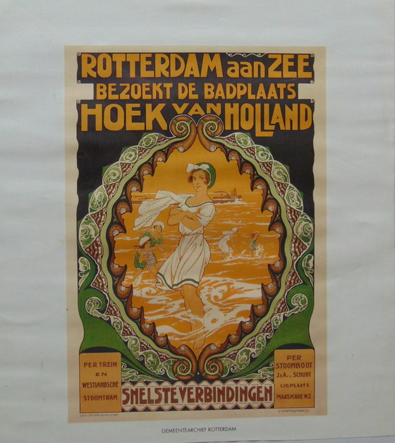 Image 1 of Affiche Rotterdam aan Zee Archives municipales de Rotterdam