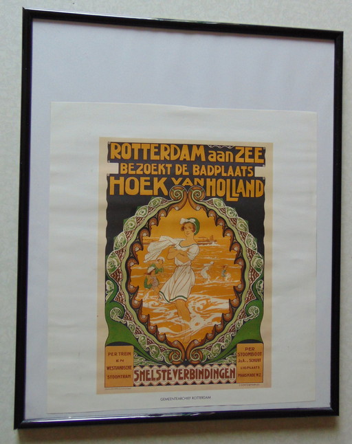 Affiche Rotterdam aan Zee Archives municipales de Rotterdam