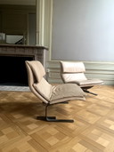 2 x Saporiti Italia, chaise Onda, Giovanni Offredi