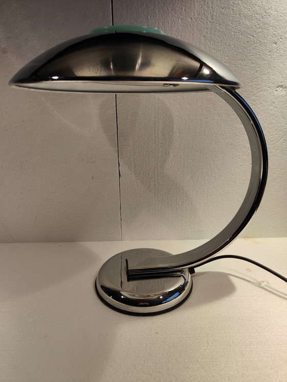 Image 1 of Lampe de table vintage chromée