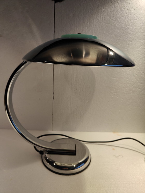 Image 1 of Lampe de table vintage chromée