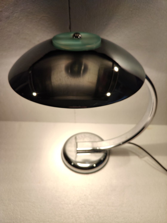 Image 1 of Lampe de table vintage chromée