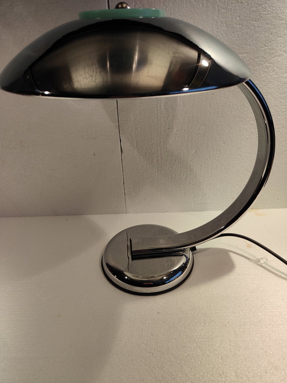 Image 1 of Lampe de table vintage chromée