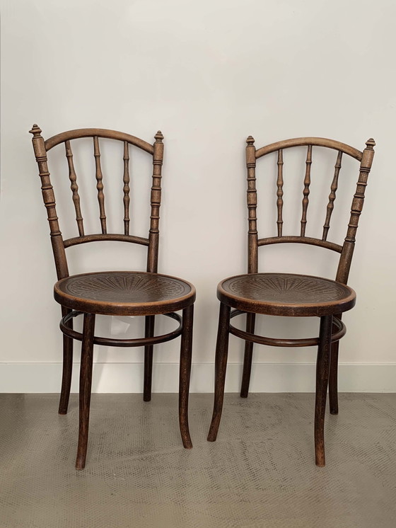 Image 1 of 4 sedie da bistrot Jacob &amp; Josef Kohn Wien