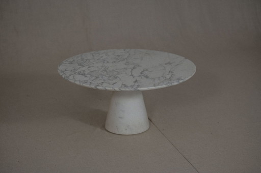 VIntage white marble coffee table