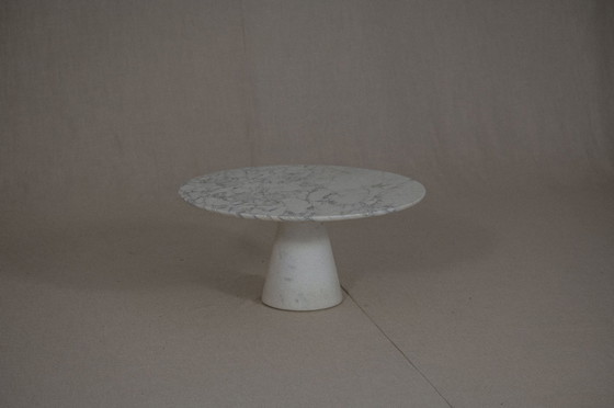 Image 1 of VIntage white marble coffee table