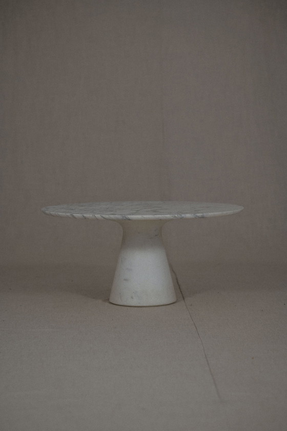 Image 1 of VIntage white marble coffee table