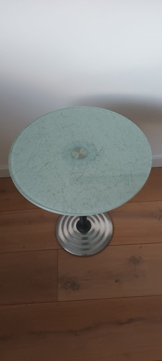 Image 1 of Leolux glass side table Melon by Siggi Fischer