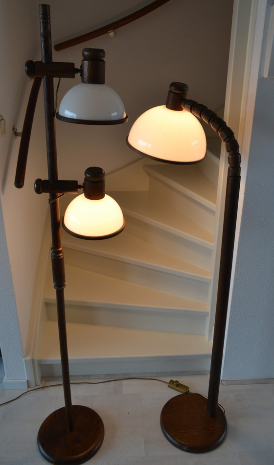 Image 1 of 2x Lampe à pied vintage Steinhauer lampe champignon