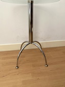 Vintage glass side table