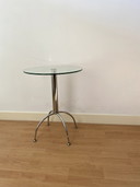 Vintage glass side table