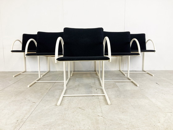 Image 1 of 6x Metaform Postmodern cirkel dining chairs