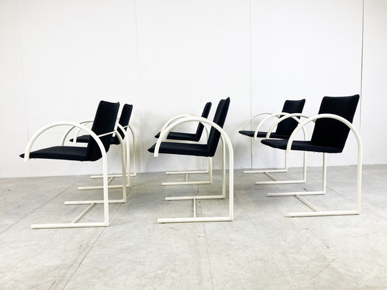 Image 1 of 6x Metaform Postmodern cirkel dining chairs