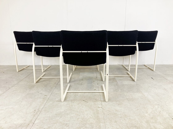 Image 1 of 6x Metaform Postmodern cirkel dining chairs