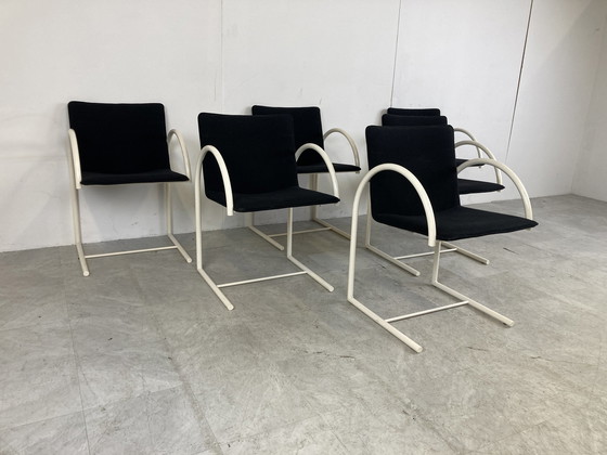 Image 1 of 6x Metaform Postmodern cirkel dining chairs